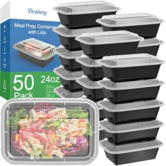 50 Pack Meal Prep Containers