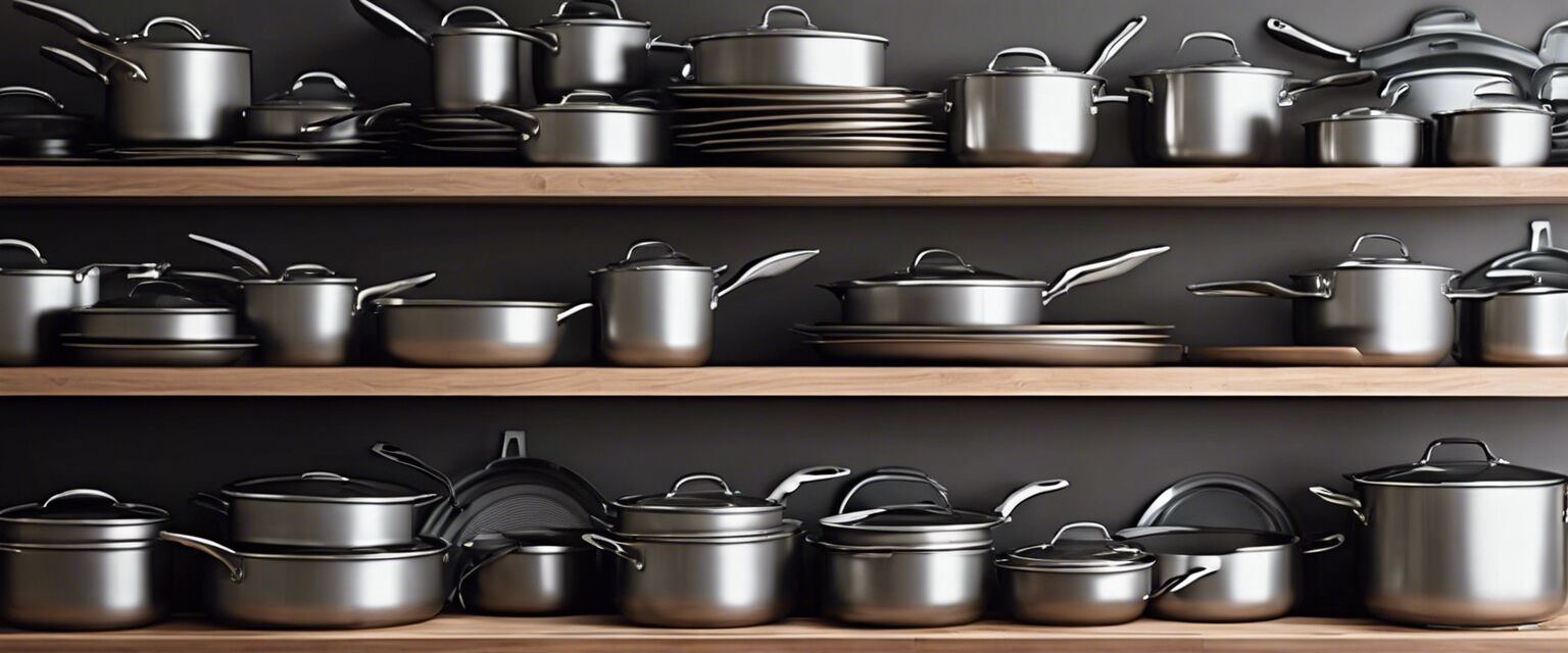 Collection of cookware