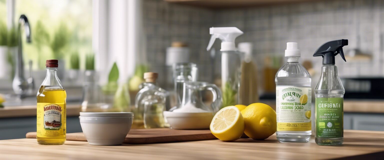 Eco-friendly kitchen cleaning supplies