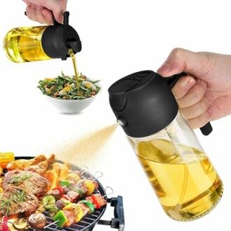 Oil sprayer dispenser used for salad and grilling