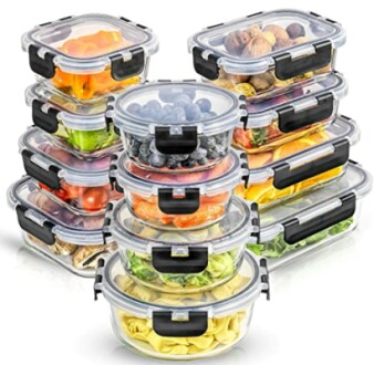 JoyJolt JoyFul 24pc Food Storage Containers