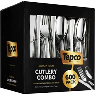 Tepco 600 Plastic Silverware Set